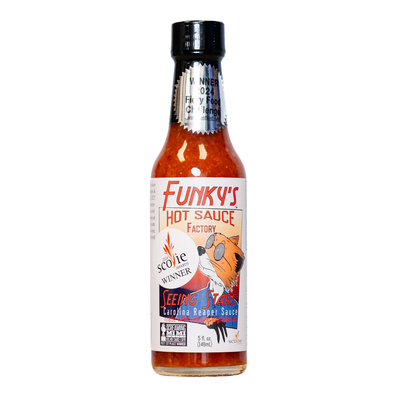 Seeing Stars - 5oz bottle – Funky's Hot Sauce Factory Seeing Stars - 5oz bottle – Funky's Hot Sauce Factory