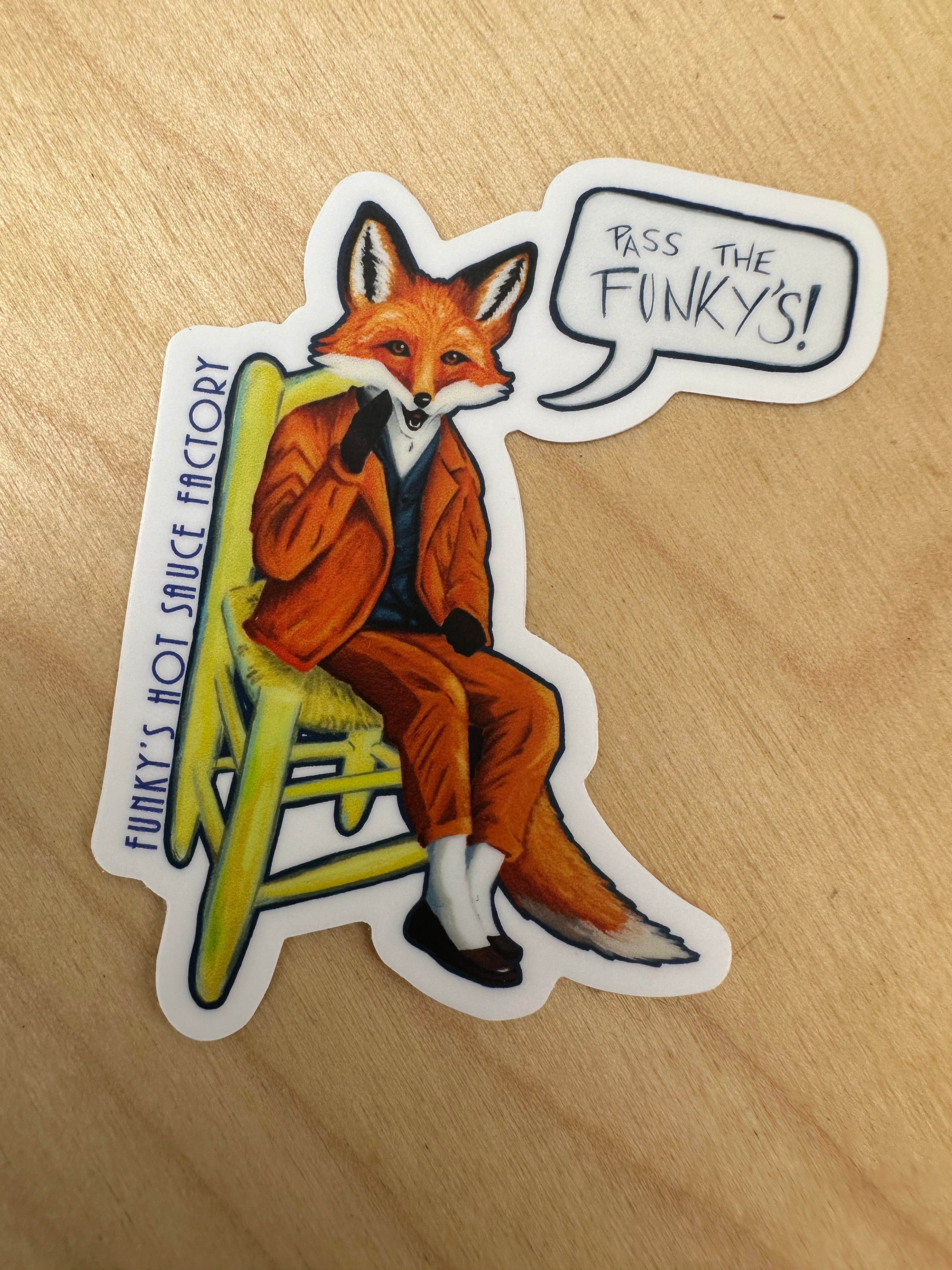 Pass The Funky’s - Sticker