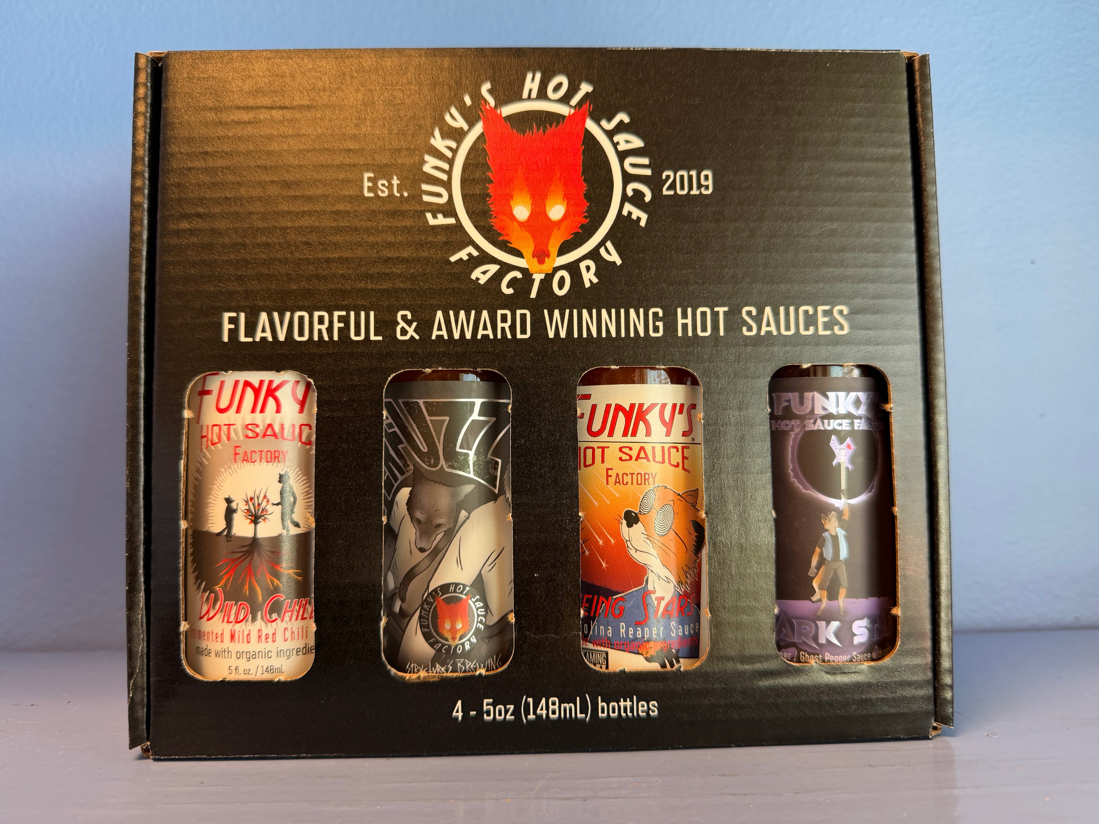 Funky’s “Mild to Wild” 4-pack - limited!