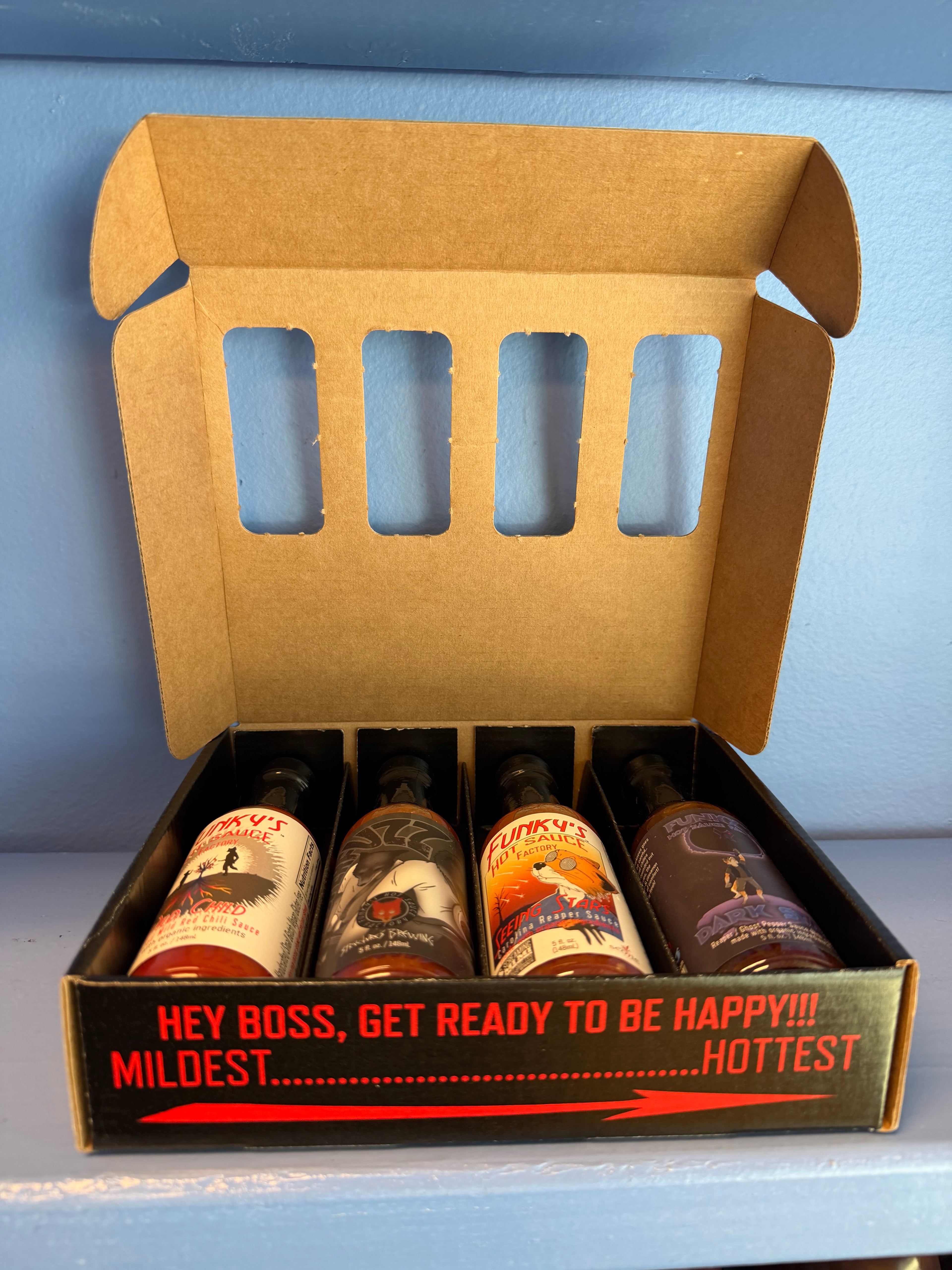 Funky’s “Mild to Wild” 4-pack - limited!