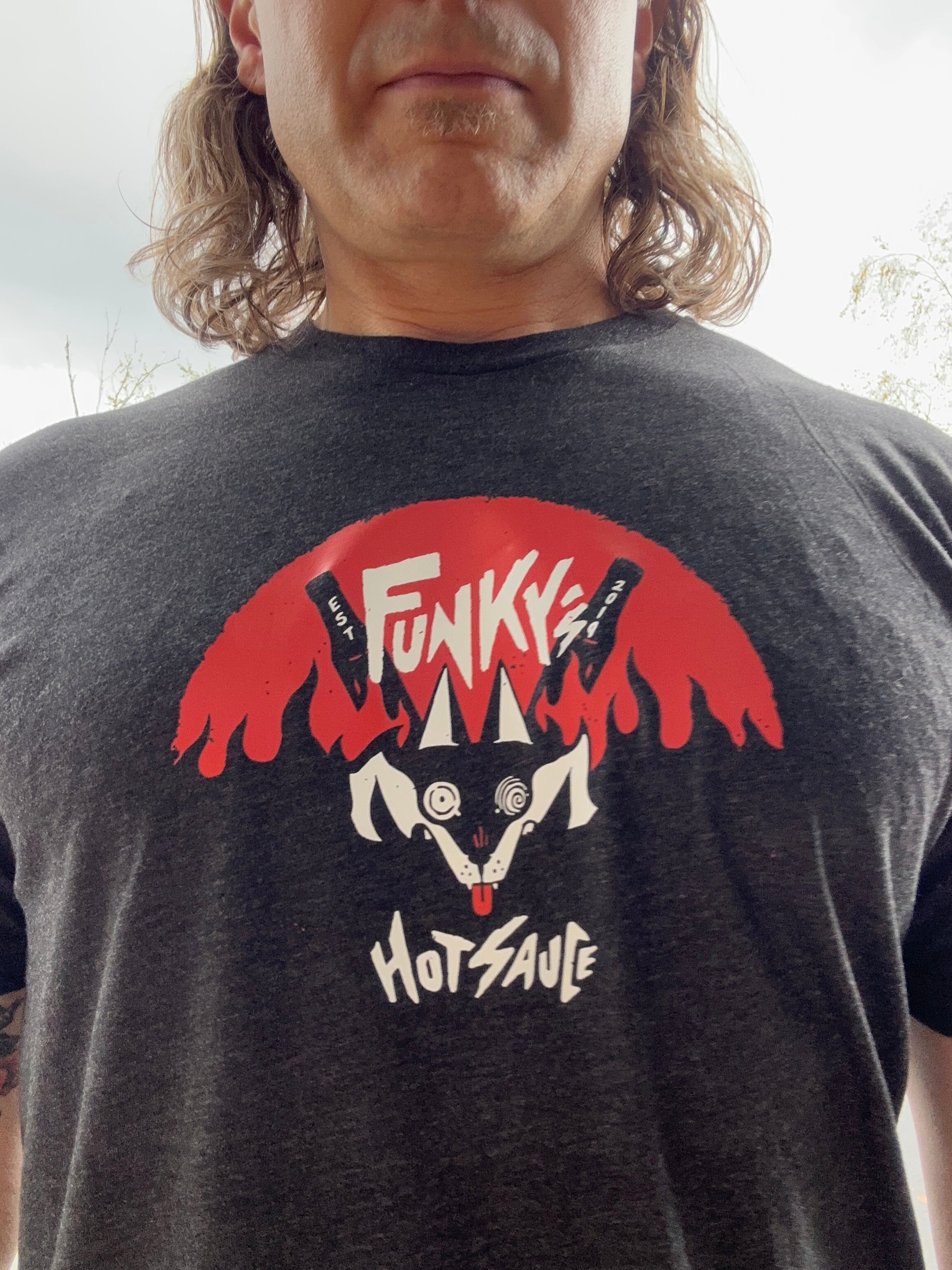 Funky's crazy-eyes fox T-Shirt - limited run