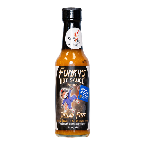 Hot Ones Featured Stellar Fuzz Hot Sauce | Funky's Hot Sauce
