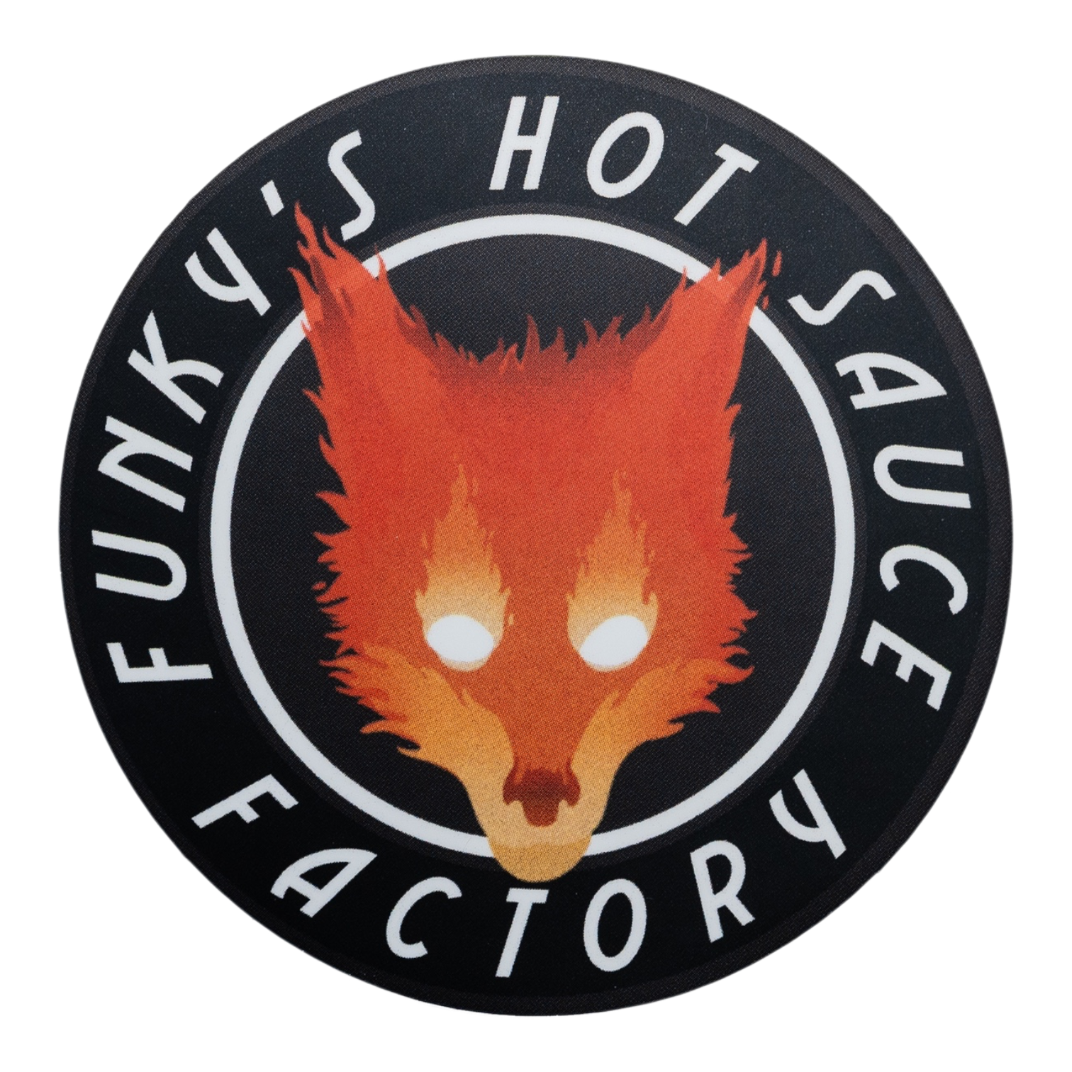 Funky's 3" Round Logo Sticker