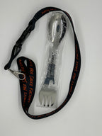 Funky's Hot Sauce Tasting spoon and lanyard