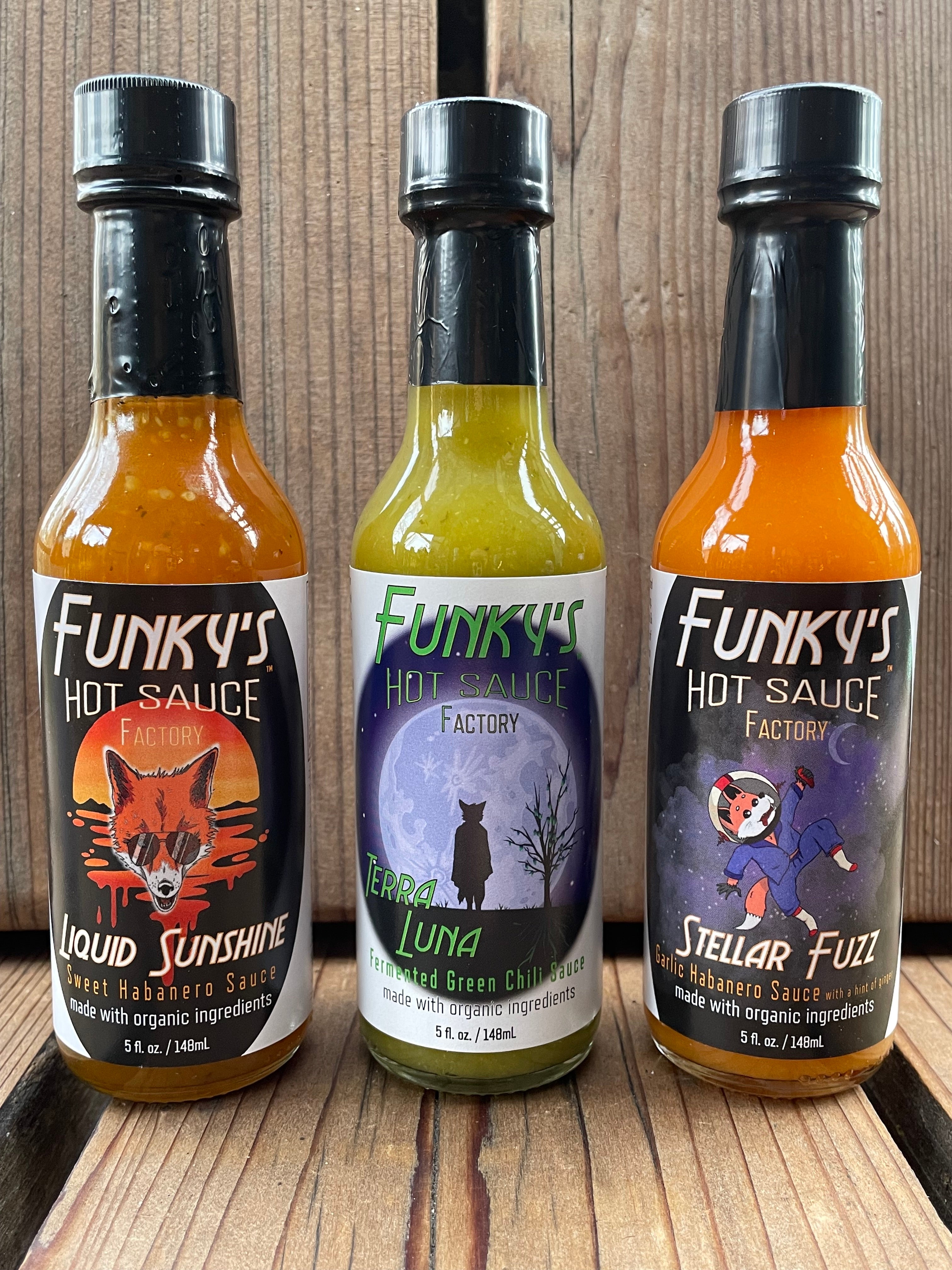 Funky's OG 3-Pack – Funky's Hot Sauce Factory