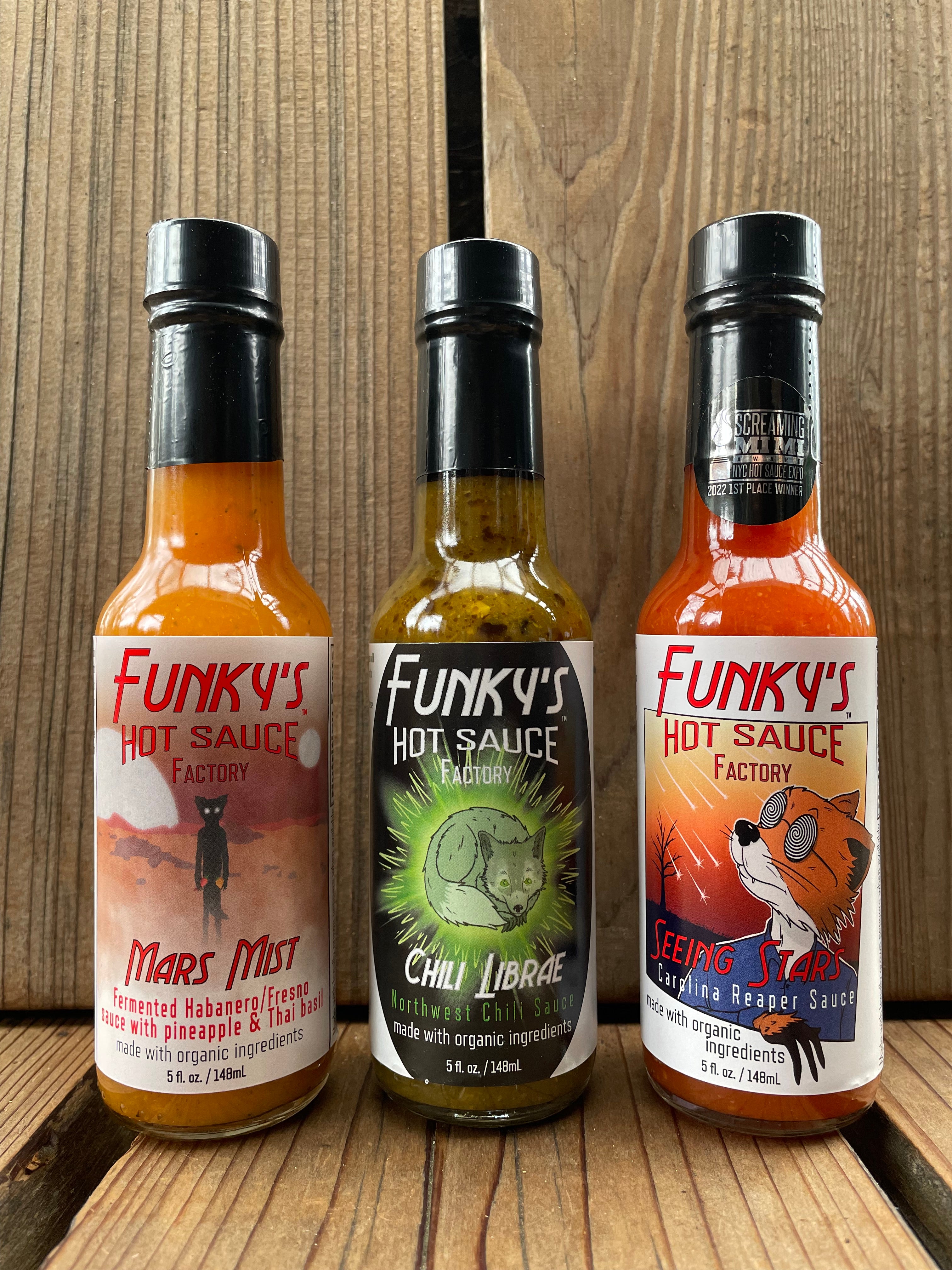 Funky's Other 3-Pack – Funky's Hot Sauce Factory